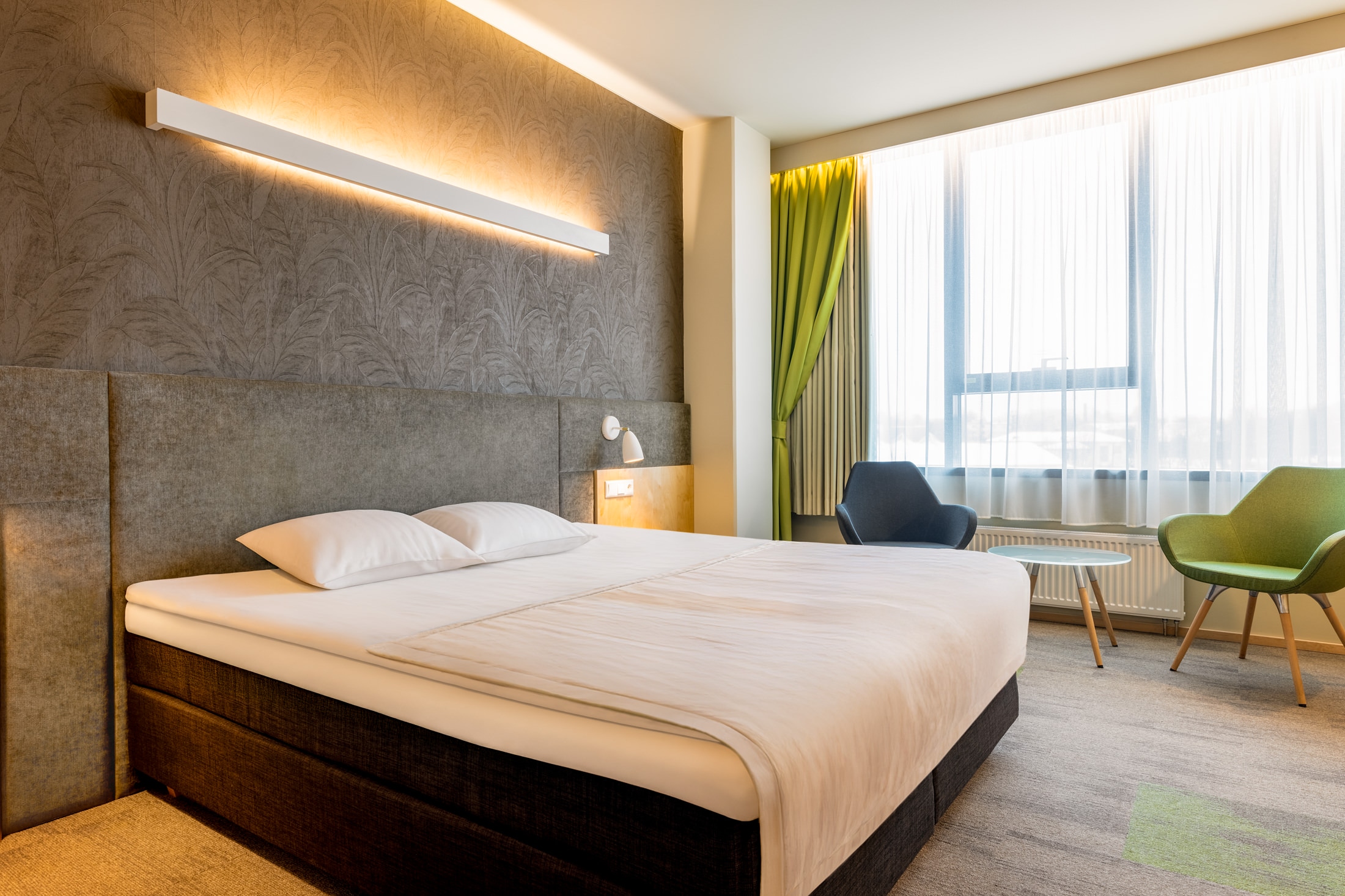Hotell Tartu Superior toa voodi vaade
